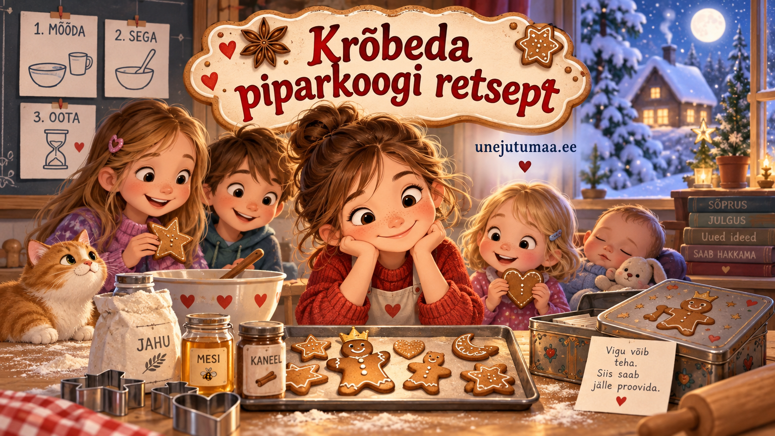 Krõbeda piparkoogi retsept